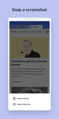 Vivaldi android App screenshot 1